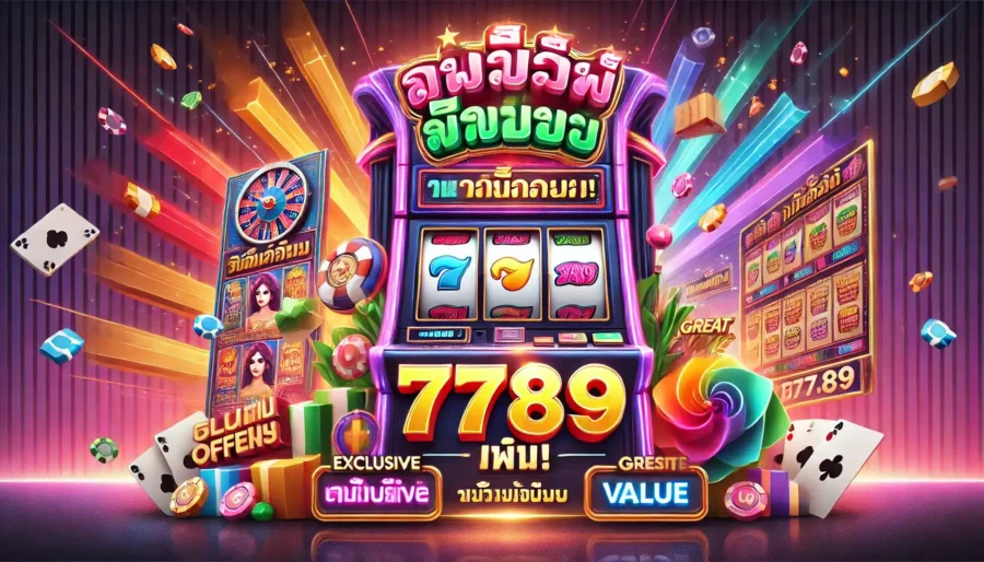 ร่วมสนุกเร้าใจกับโปรสล็อต789 สุดคุ้ม!